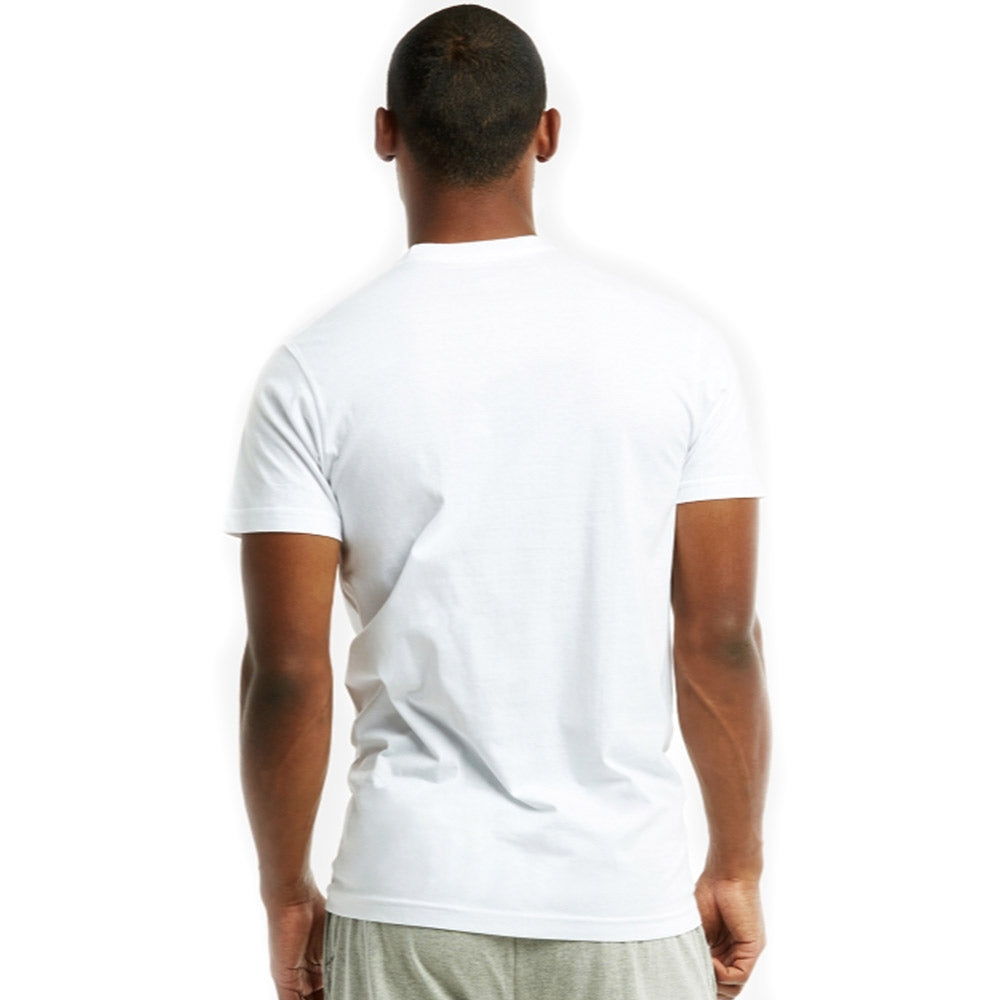 playera cuello redondo algodon blanca (1 pieza)