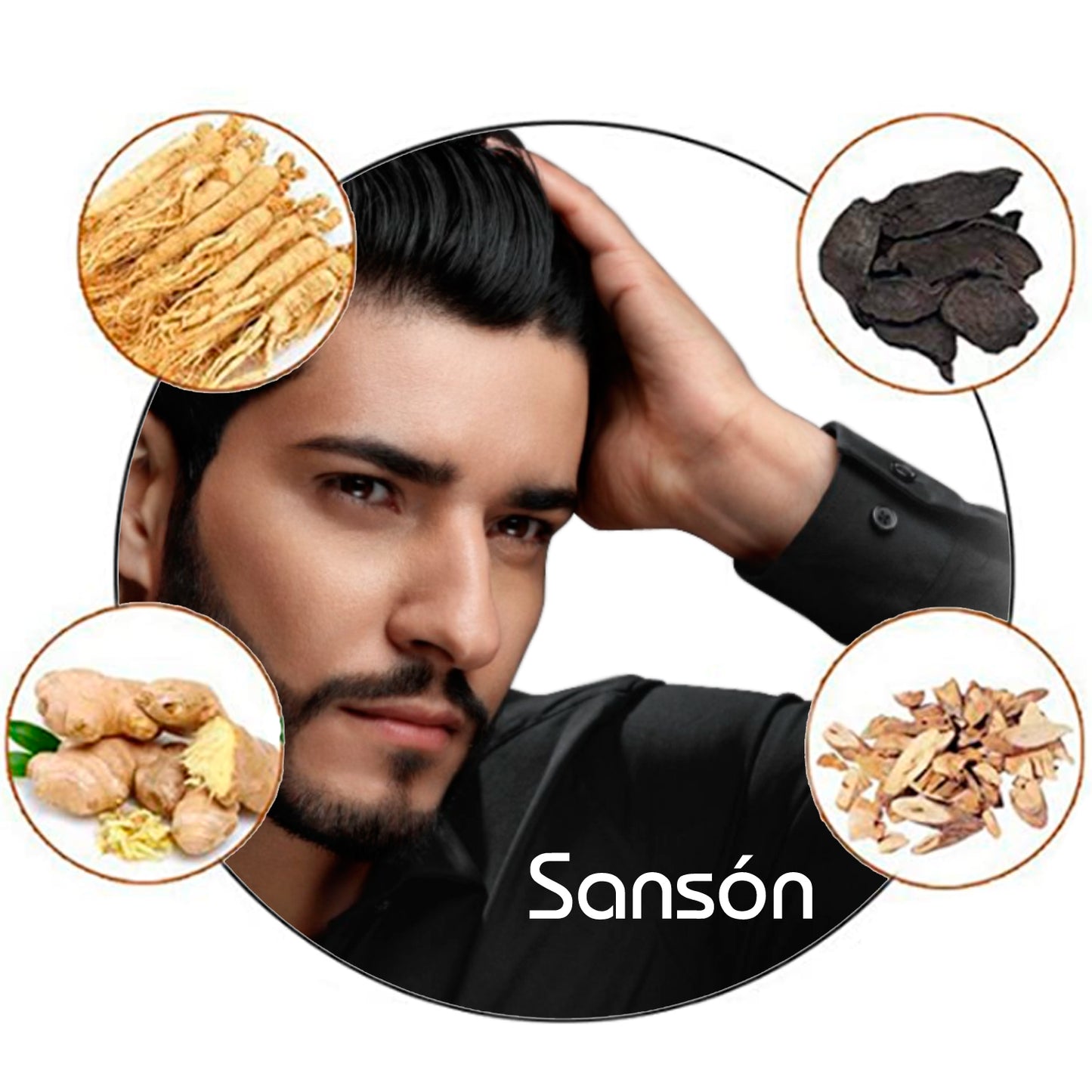 loción para crecimiento de cabello y barba 100 ml