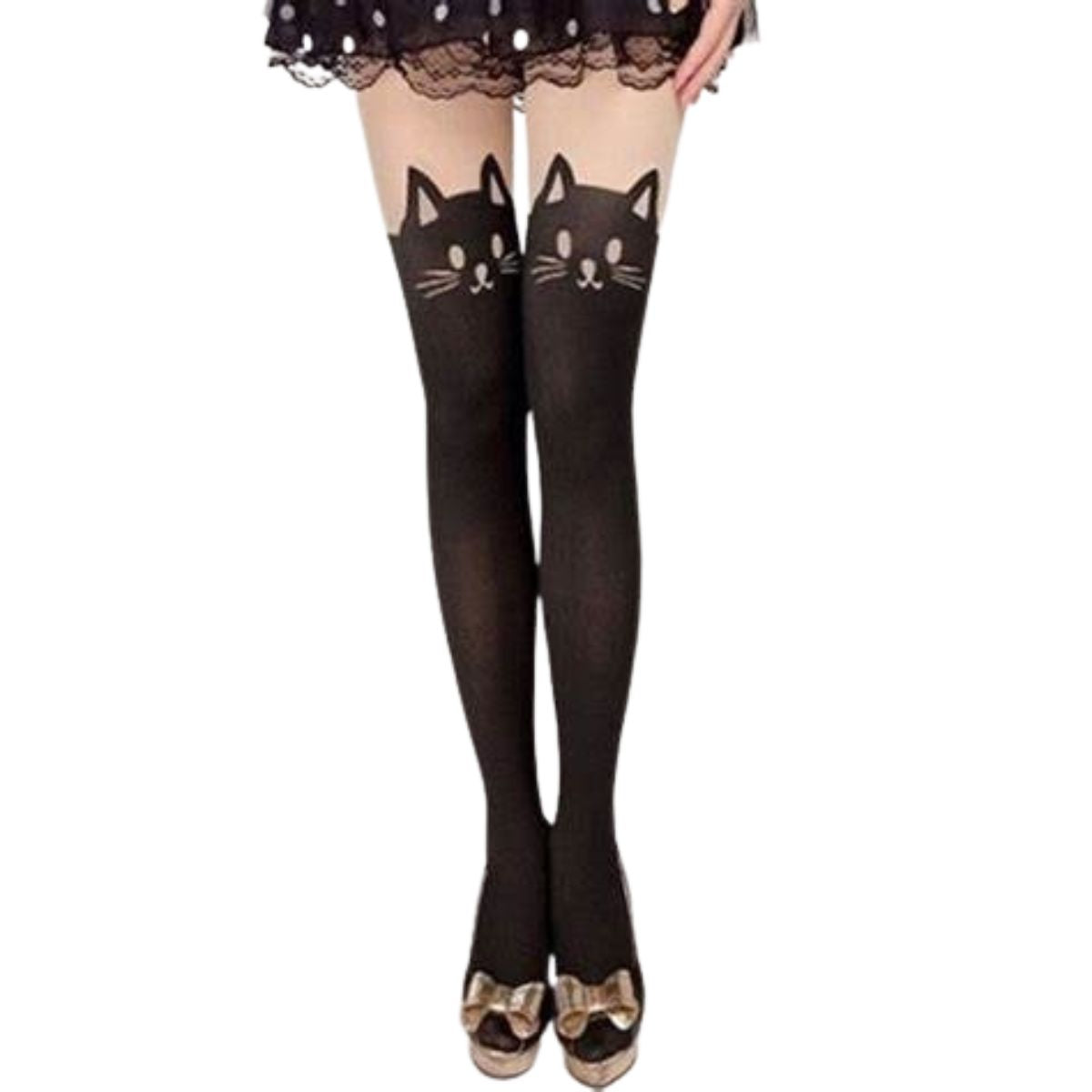 pantimedias diseño de gato