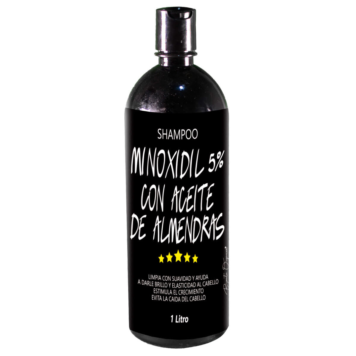 shampoo con aceite de almendras y minoxidil (1 litro)