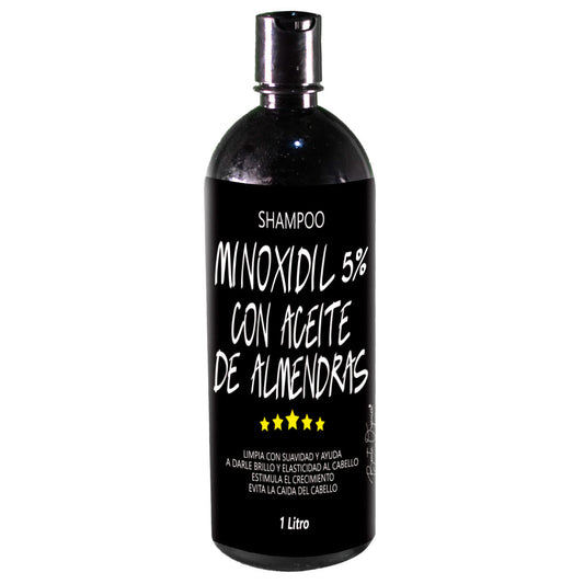 Shampoo con aceite de almendras y minoxidil (1 litro)