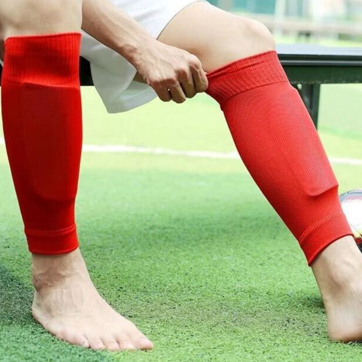 calceta cortada de futbol adulto (1 par)