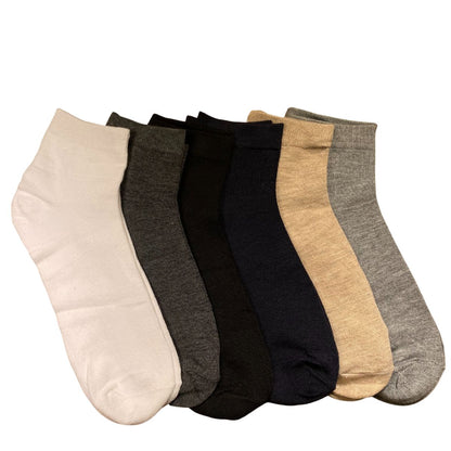 Calcetines cortos lisos (12 pares)