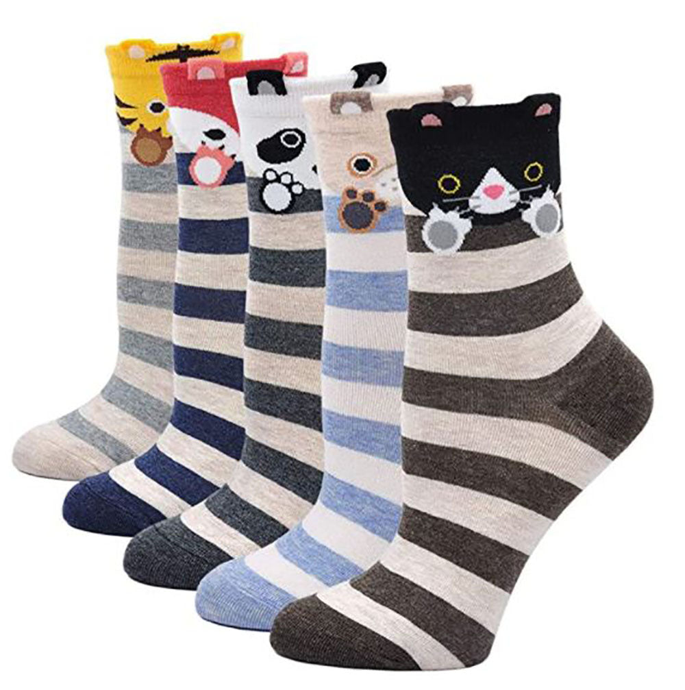 calcetines de algodon diseños (6 pares)