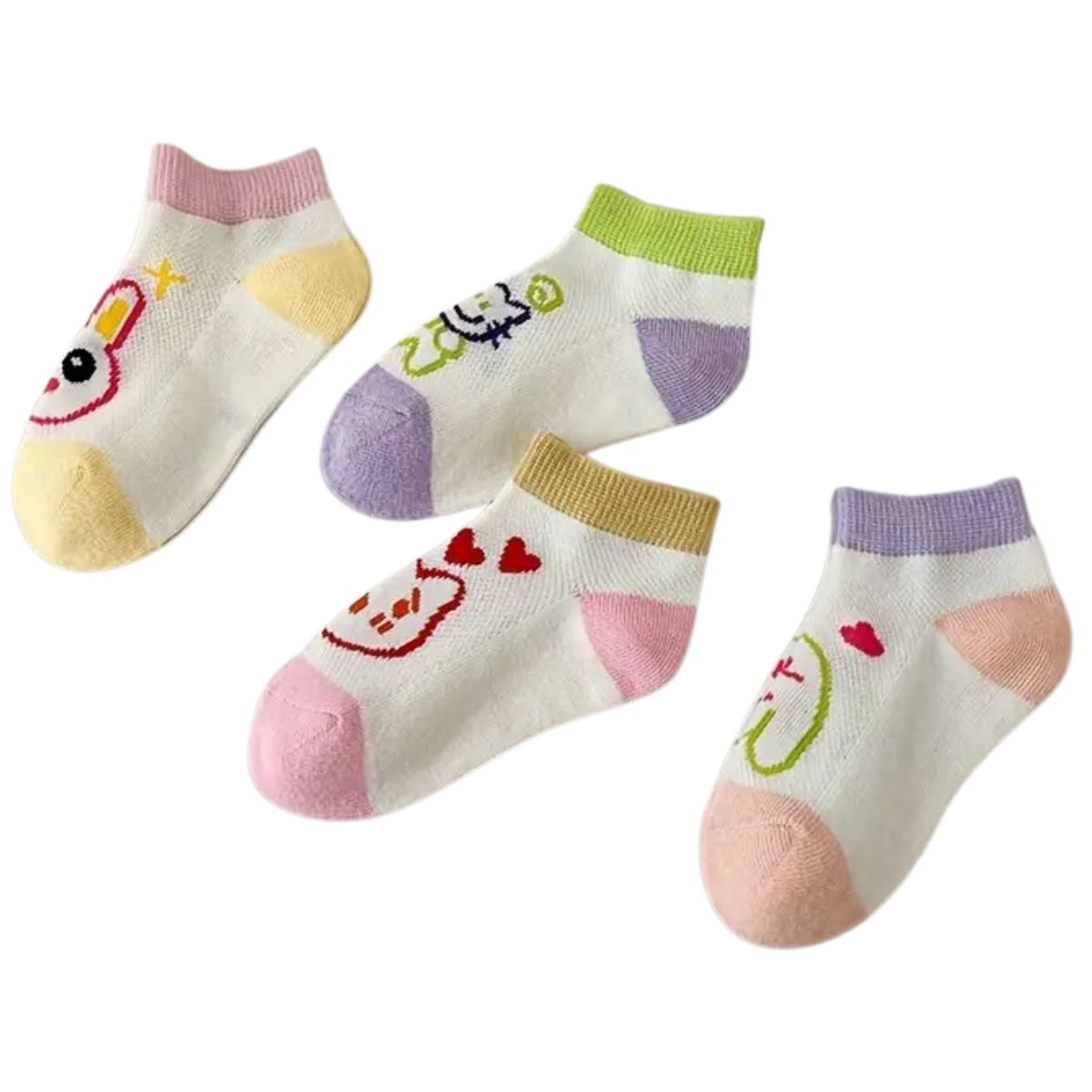 12 Pares De Calcetas Para Niñas Casuales