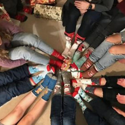 Calcetines navideños largos  (6 pares)