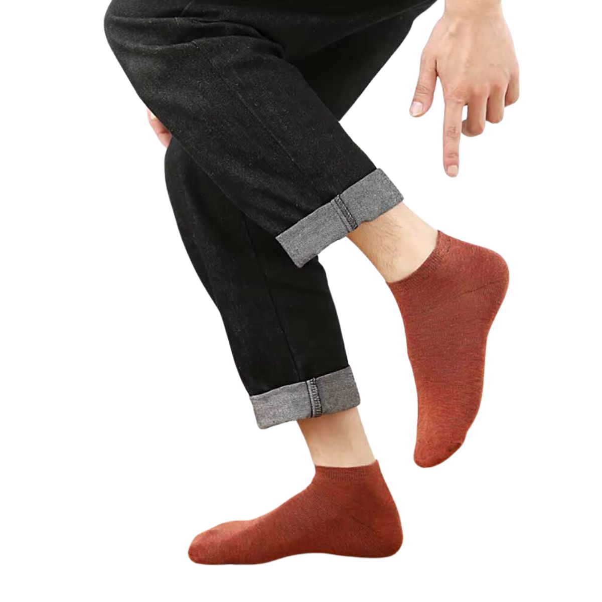 12 pares de calcetines cortos lisos