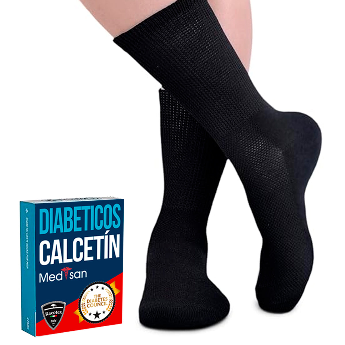 calcetines de algodón diabético dama paquete de 12 pares