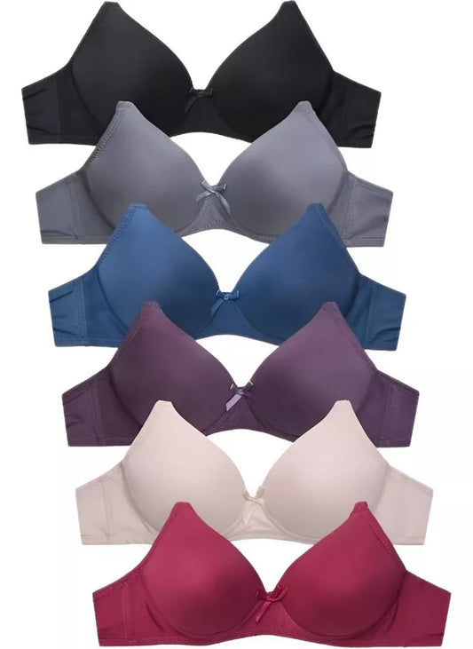 Brassier Sin Varilla Moderno Set 6 Piezas