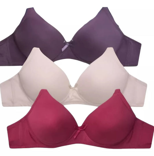 Brassier Sin Varilla Cómodo Y Moderno Set 3 Piezas