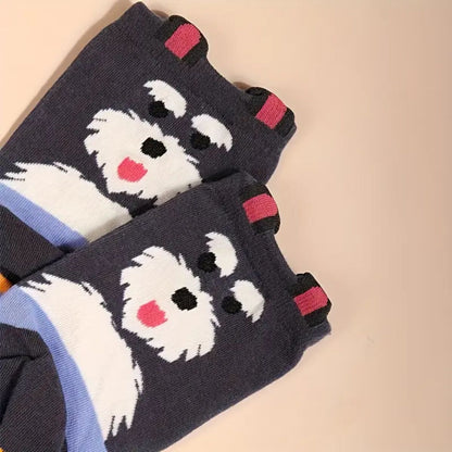 Tines De Algodon 6 Pares Con Orejitas De Diseños