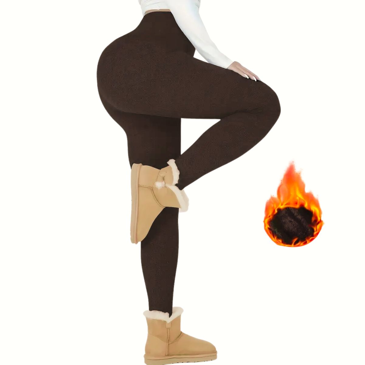 leggins termicos con faja 6 piezas