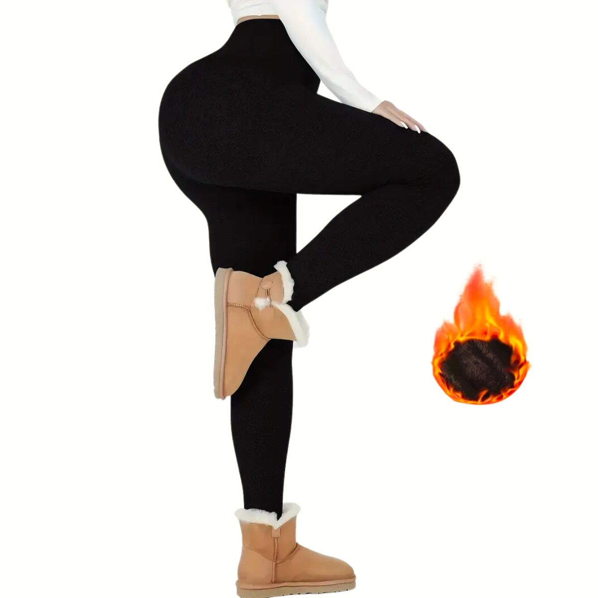 leggins termicos con faja 6 piezas