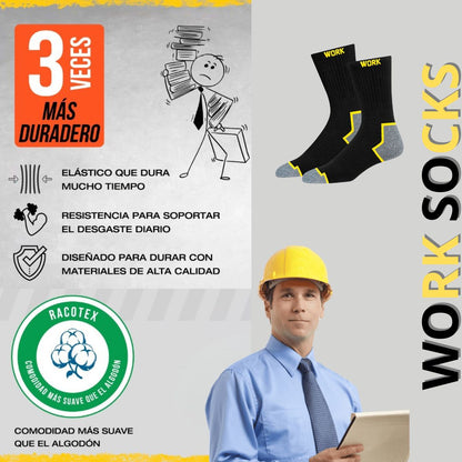 Calceta De Trabajo Industrial Paquete 12 Pares