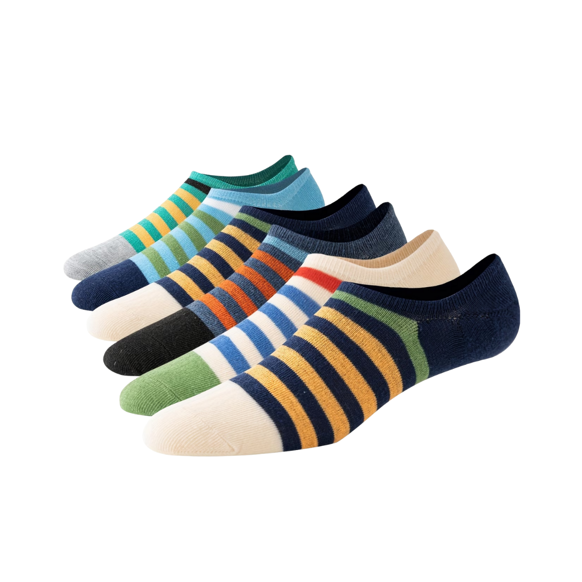 12 pares calcetines invisibles caballero antideslizantes cómodos