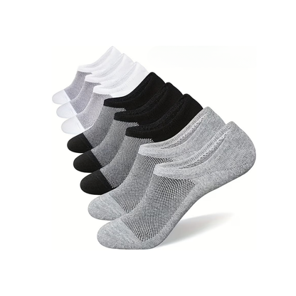 6 Pares Calcetines Invisibles Caballero Antideslizantes Cómodos