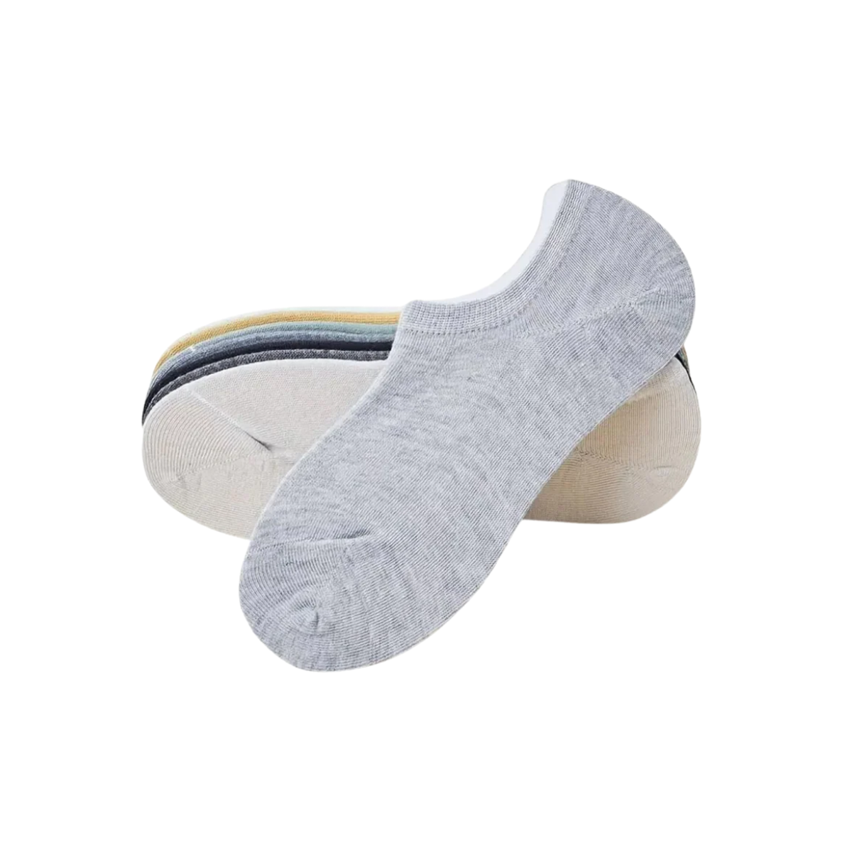 6 pares calcetines invisibles antideslizantes de hombre