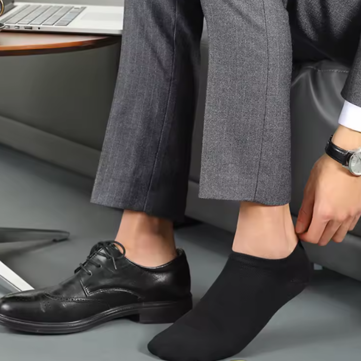 6 pares de calcetas  con toalla para adulto casuales