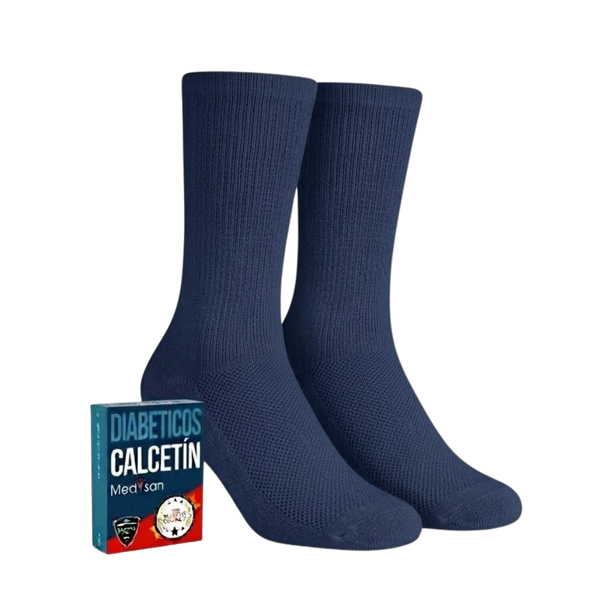 calcetines de algodón diabético paquete de 12 pares
