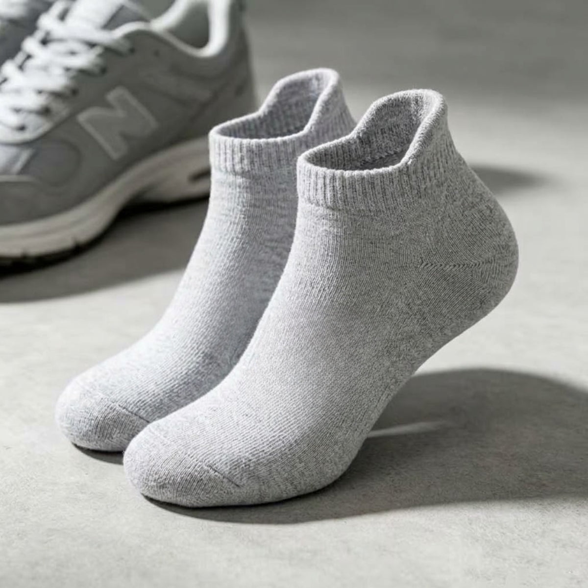 12 pares calcetines deportivos toalla corte bajo