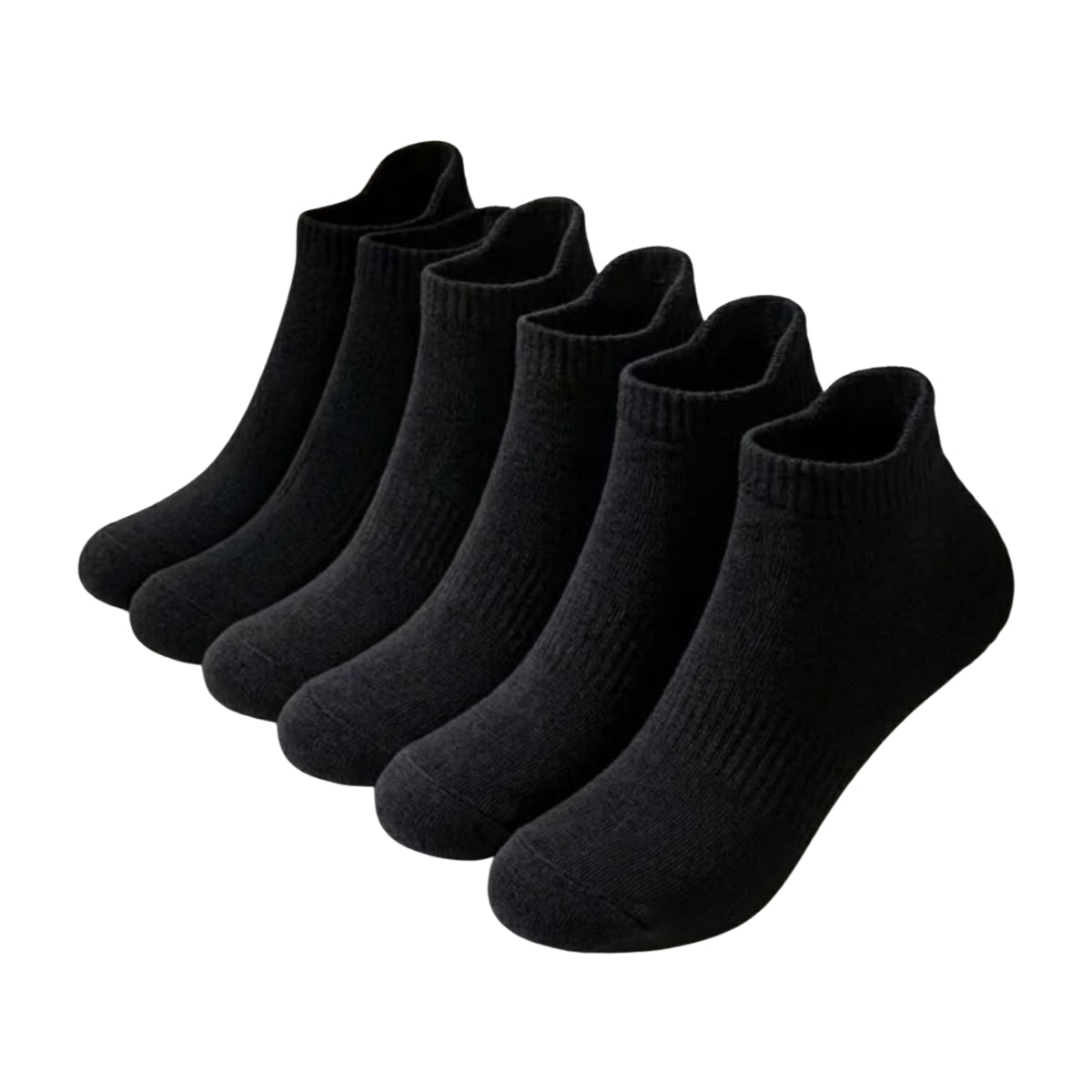 12 pares calcetines deportivos toalla corte bajo