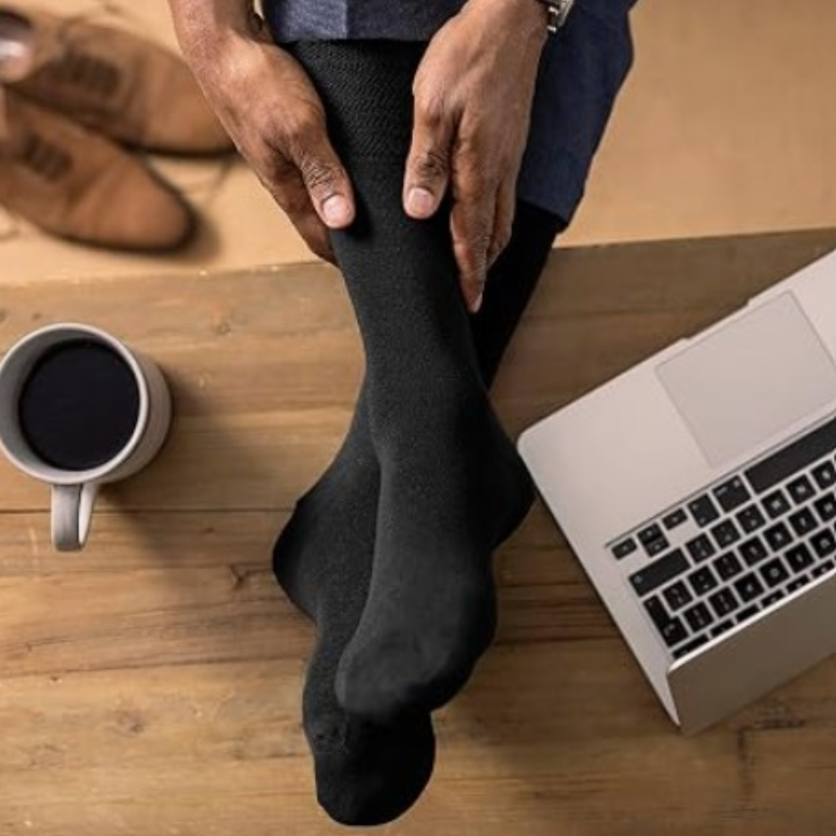 calcetines diabéticos bambú 6 pares absorben humedad