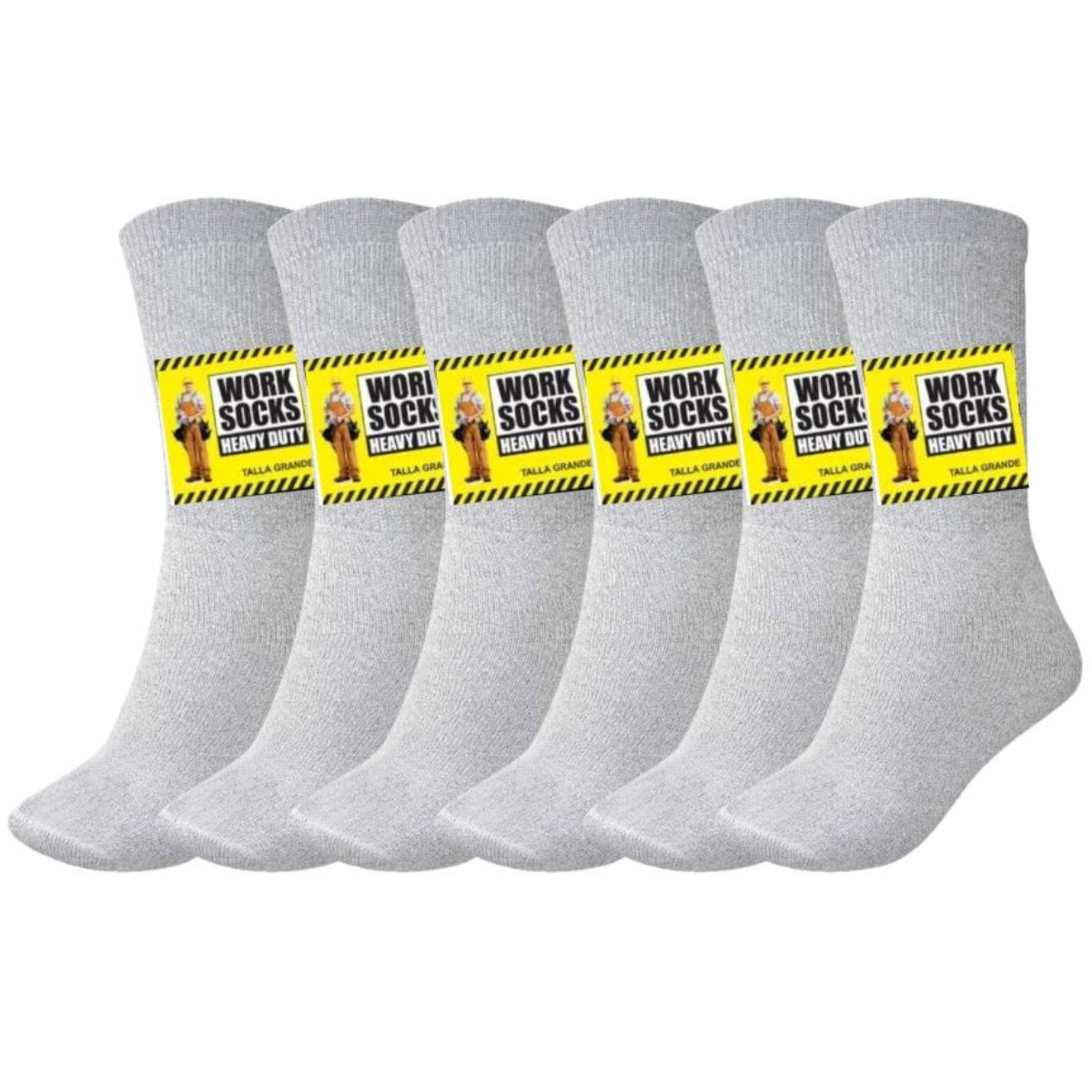 6 pares de calcetines para trabajo