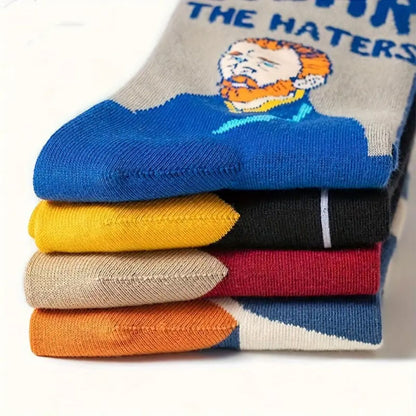 Calcetas De Artes Unisex Diseños Surtidos 12 Pares