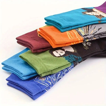 Calcetas De Artes Unisex Diseños Surtidos 12 Pares