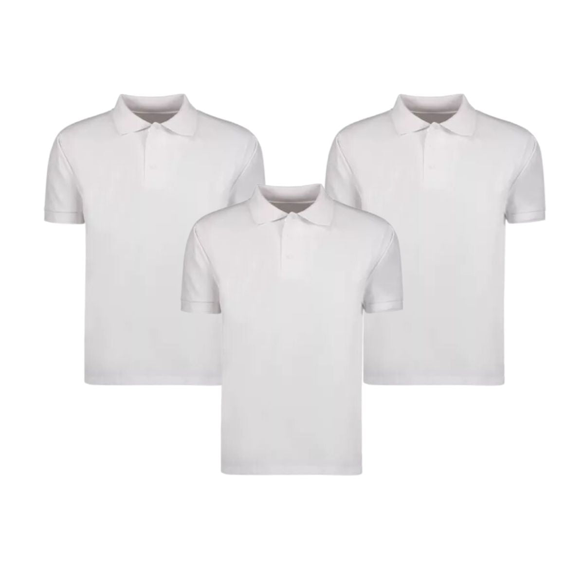 playera escolar tipo polo paquete de 6 piezas