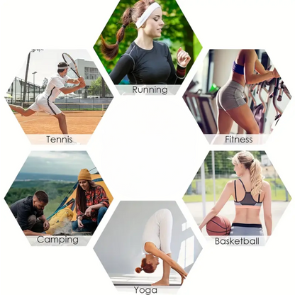 Banda Para El Cabello Sport 6 Piezas