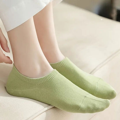 Calcetines Invisibles De Dama 6 Pares Con Silicon Antiderrapante