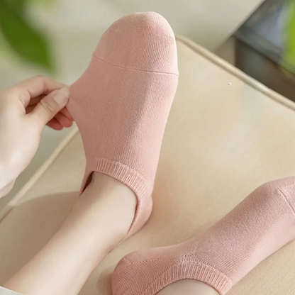 Calcetines Invisibles De Dama 6 Pares Con Silicon Antiderrapante
