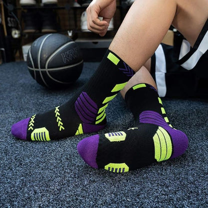 Calceta Deportiva 6 Pares De Compresión Suela Acolchonada Hombre Y Mujer
