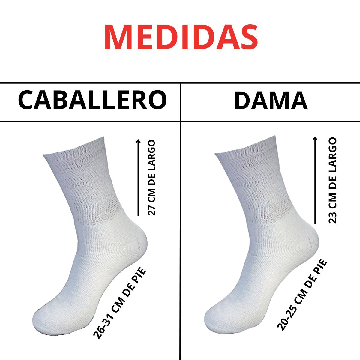 12 pares de calcetines térmicos