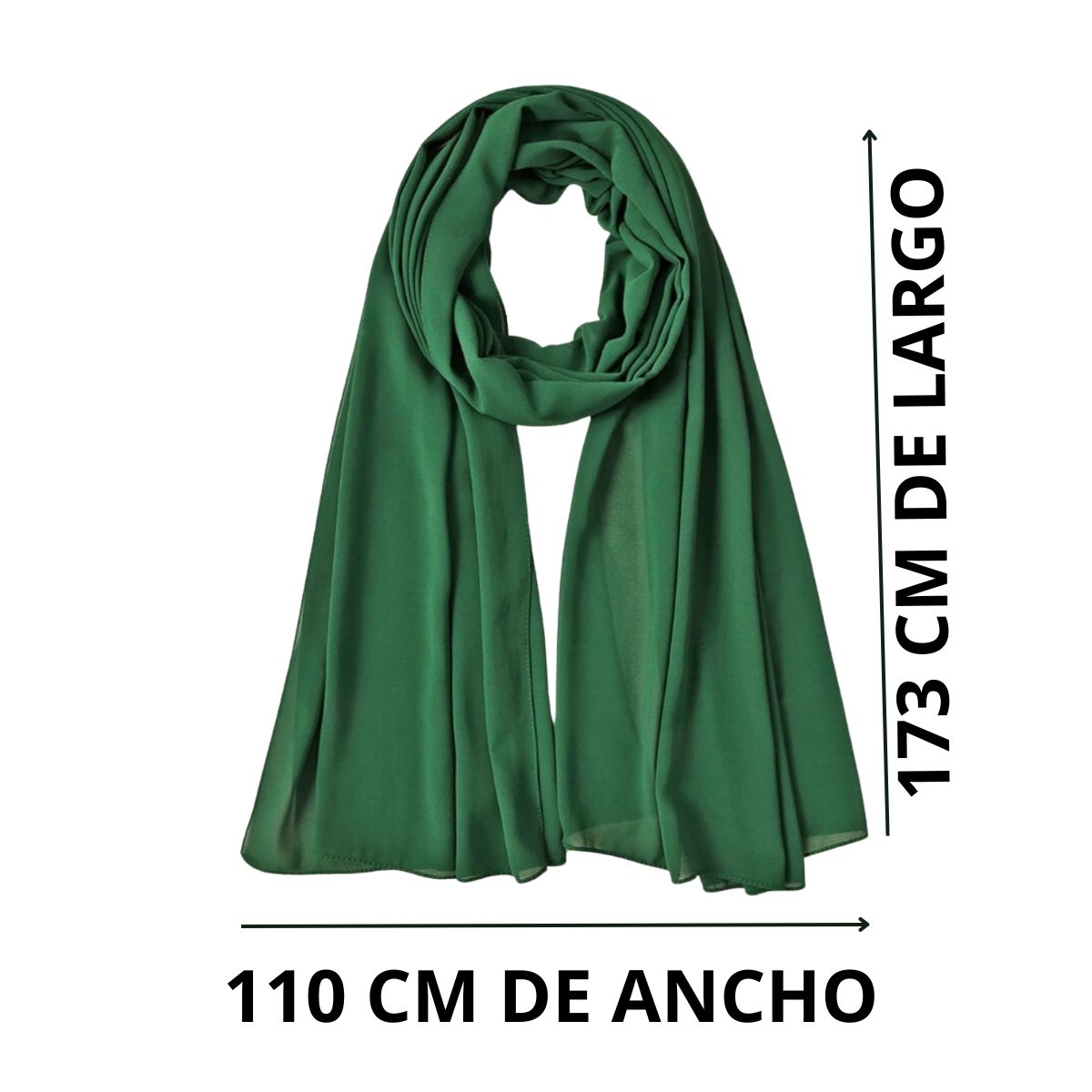 5 piezas de bufanda pashmina surtidos delgada