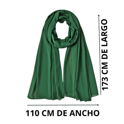 5 Piezas De Bufanda Pashmina Surtidos Delgada