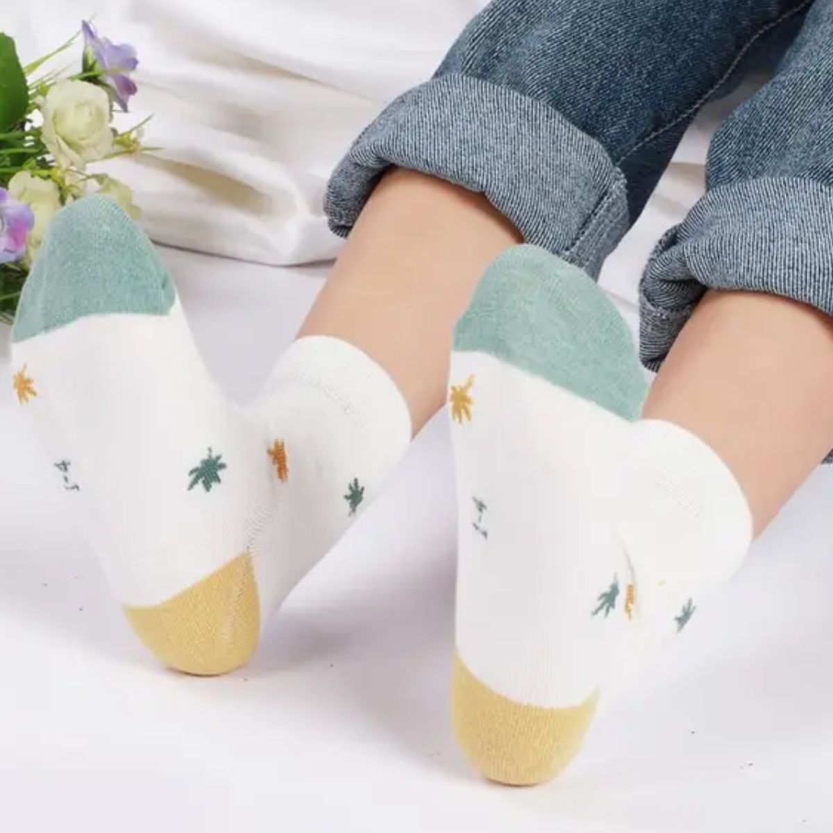 12 pares de calcetas diseños surtidos niños 10-12 años