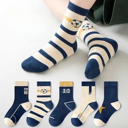 12 Pares De Calcetas Diseños Surtidos Niños 10-12 Años