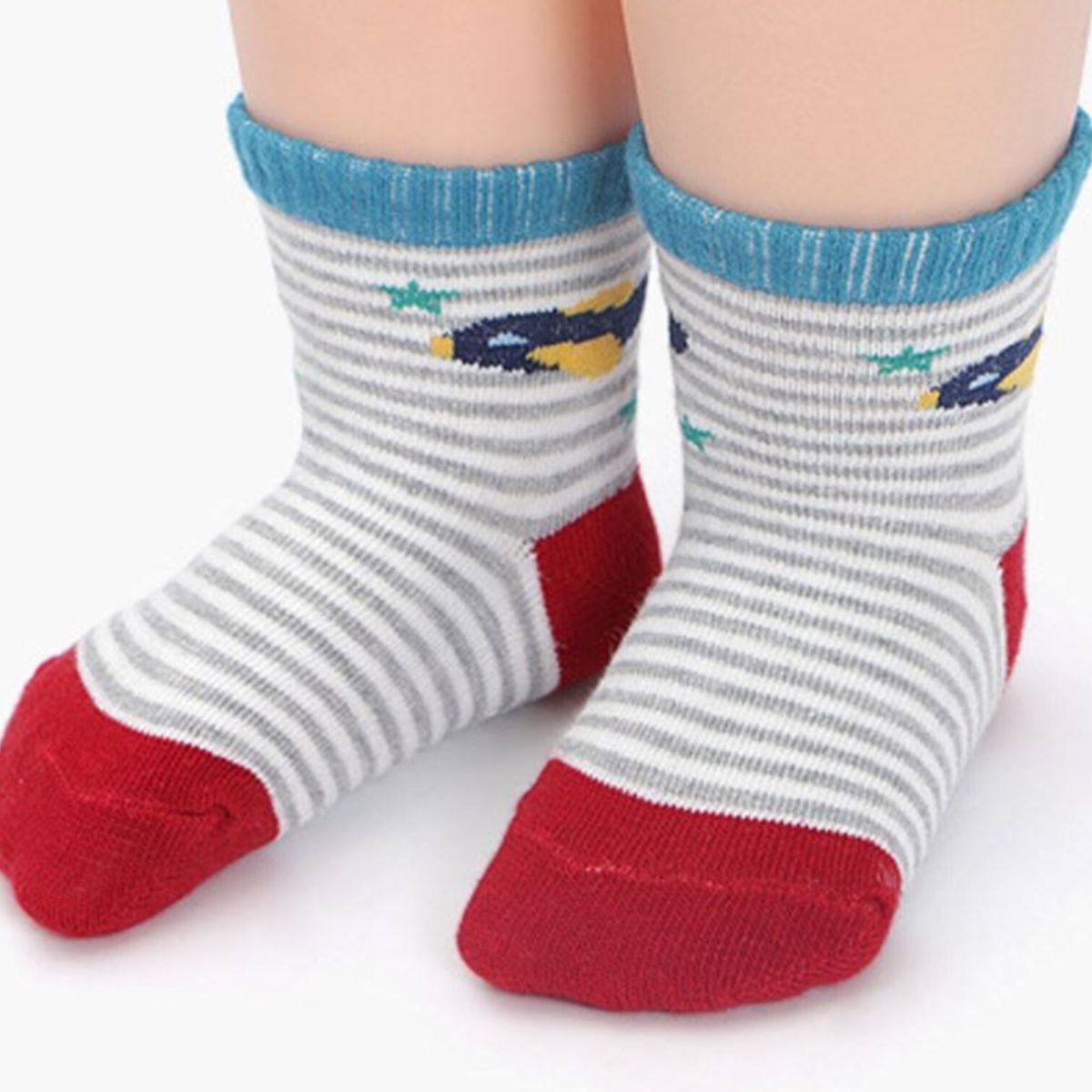 calcetines antiderrapantes para niños varias tallas (6 pares)