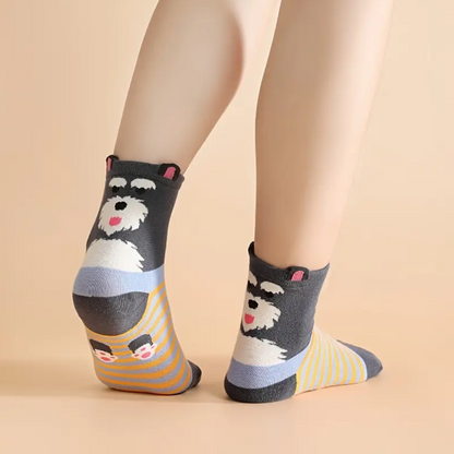 Calcetines Largos De Orejitas 12 Pares Diferentes Diseños