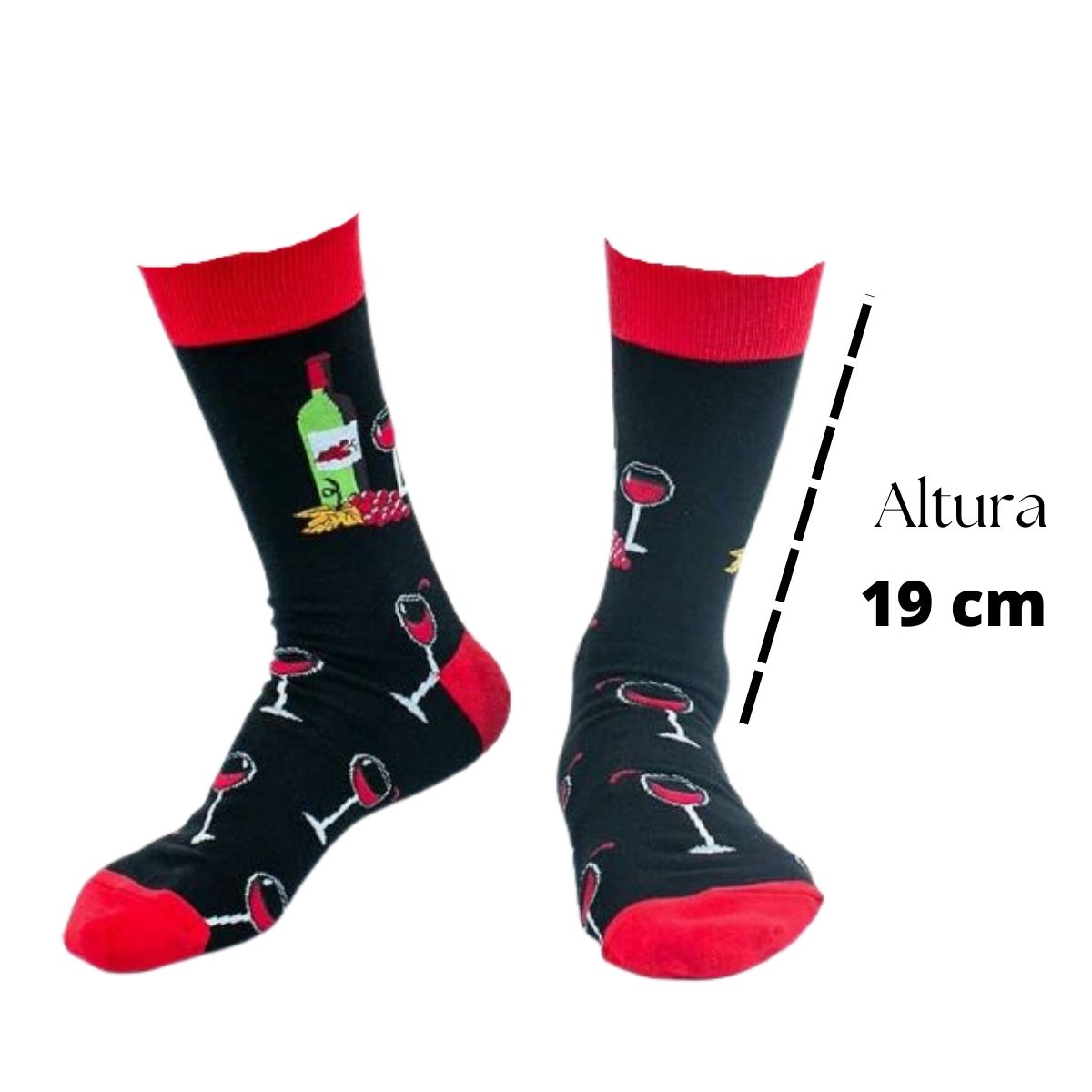 calcetines divertidos con diseños unisex (1 par)