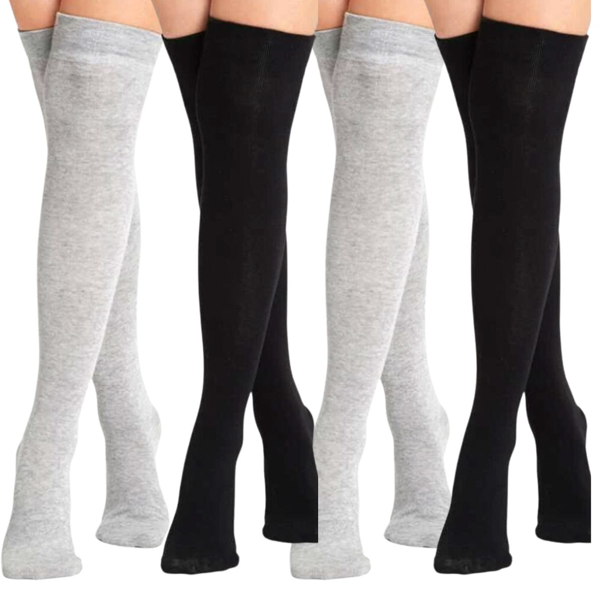 calcetas extralargas termicas para mujer (12 pares)