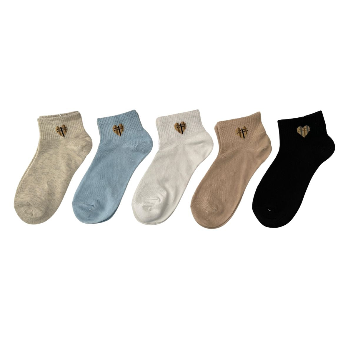 calcetines algodon corto diseños (6 pares)
